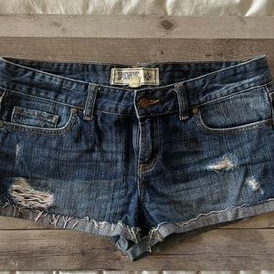 VS PINK Medium Wash Denim Shorts